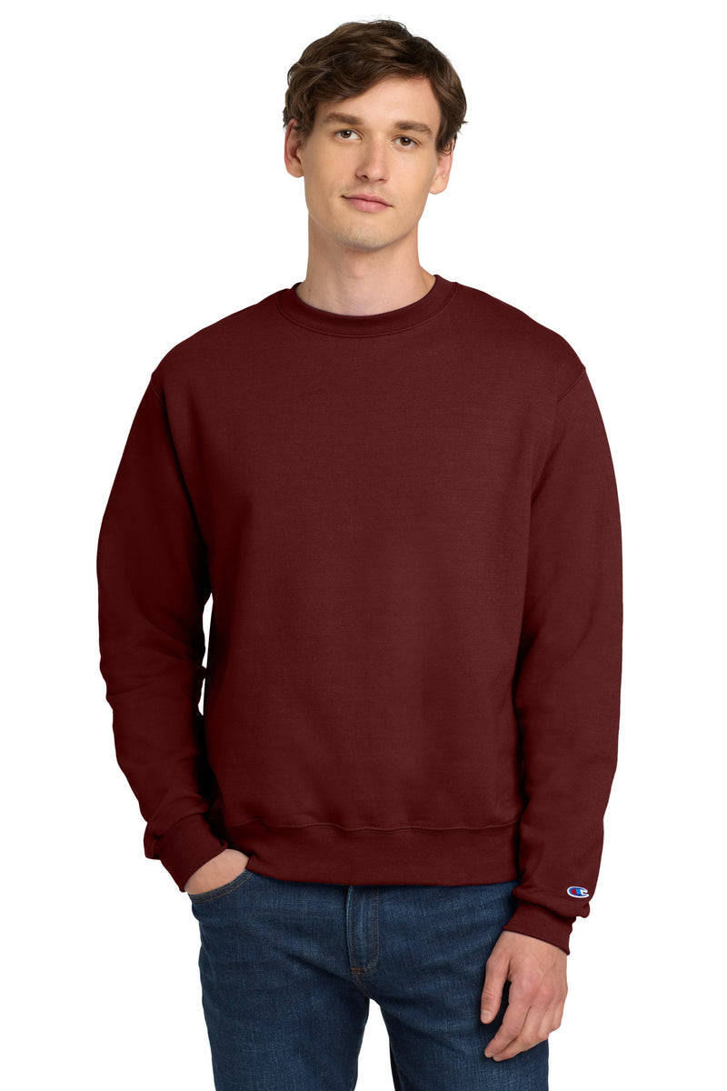 Champion  Powerblend Crewneck Sweatshirt - Maroon