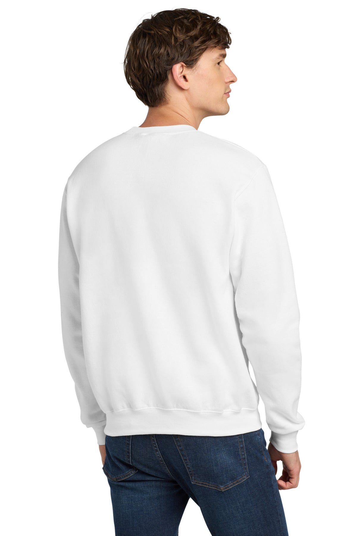 Champion  Powerblend Crewneck Sweatshirt - White