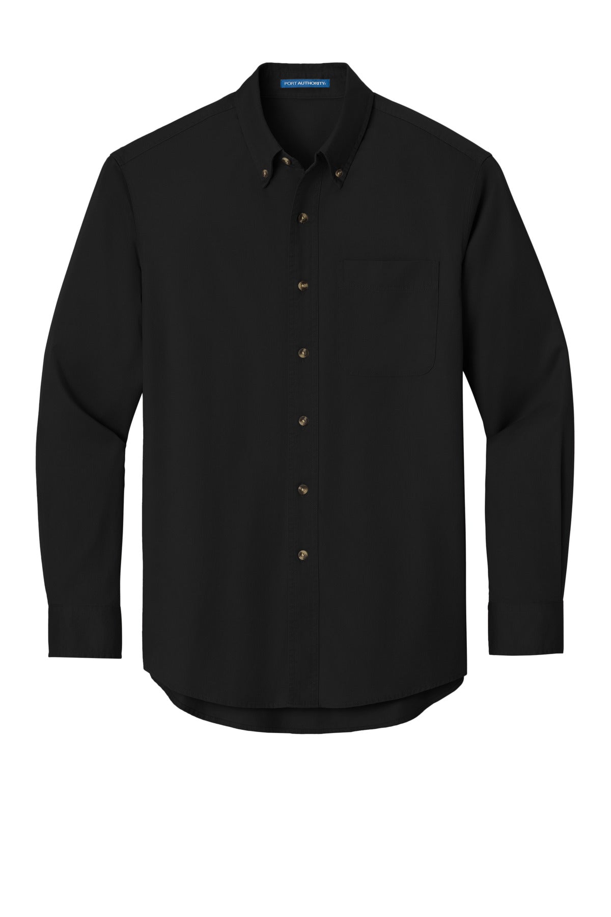 Port Authority Long Sleeve Twill Shirt - Black