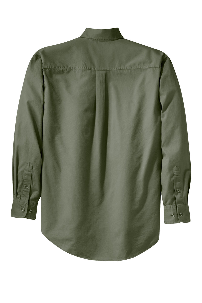 Port Authority Long Sleeve Twill Shirt - Faded Olive