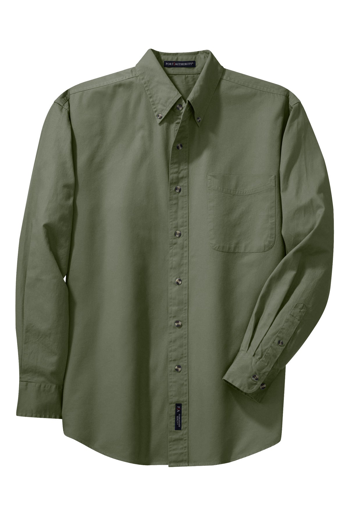 Port Authority Long Sleeve Twill Shirt - Faded Olive