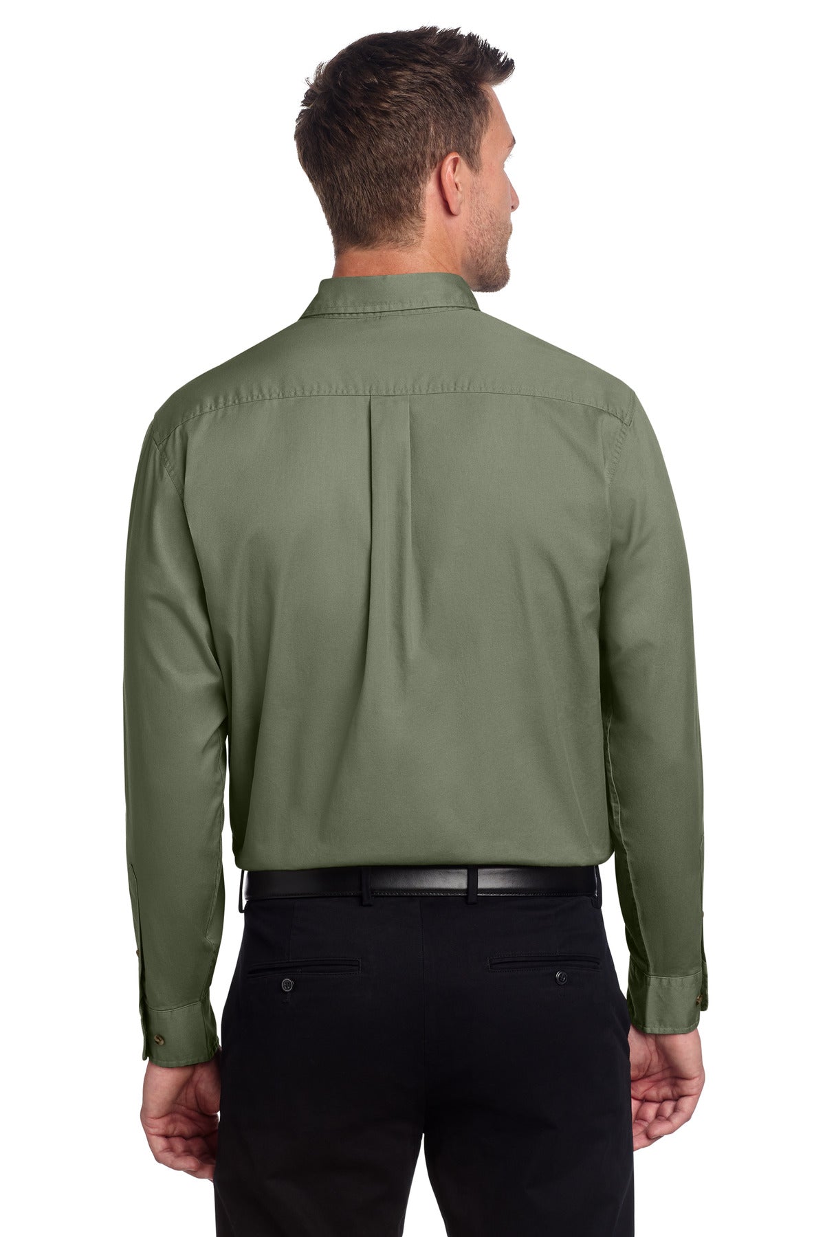 Port Authority Long Sleeve Twill Shirt - Faded Olive