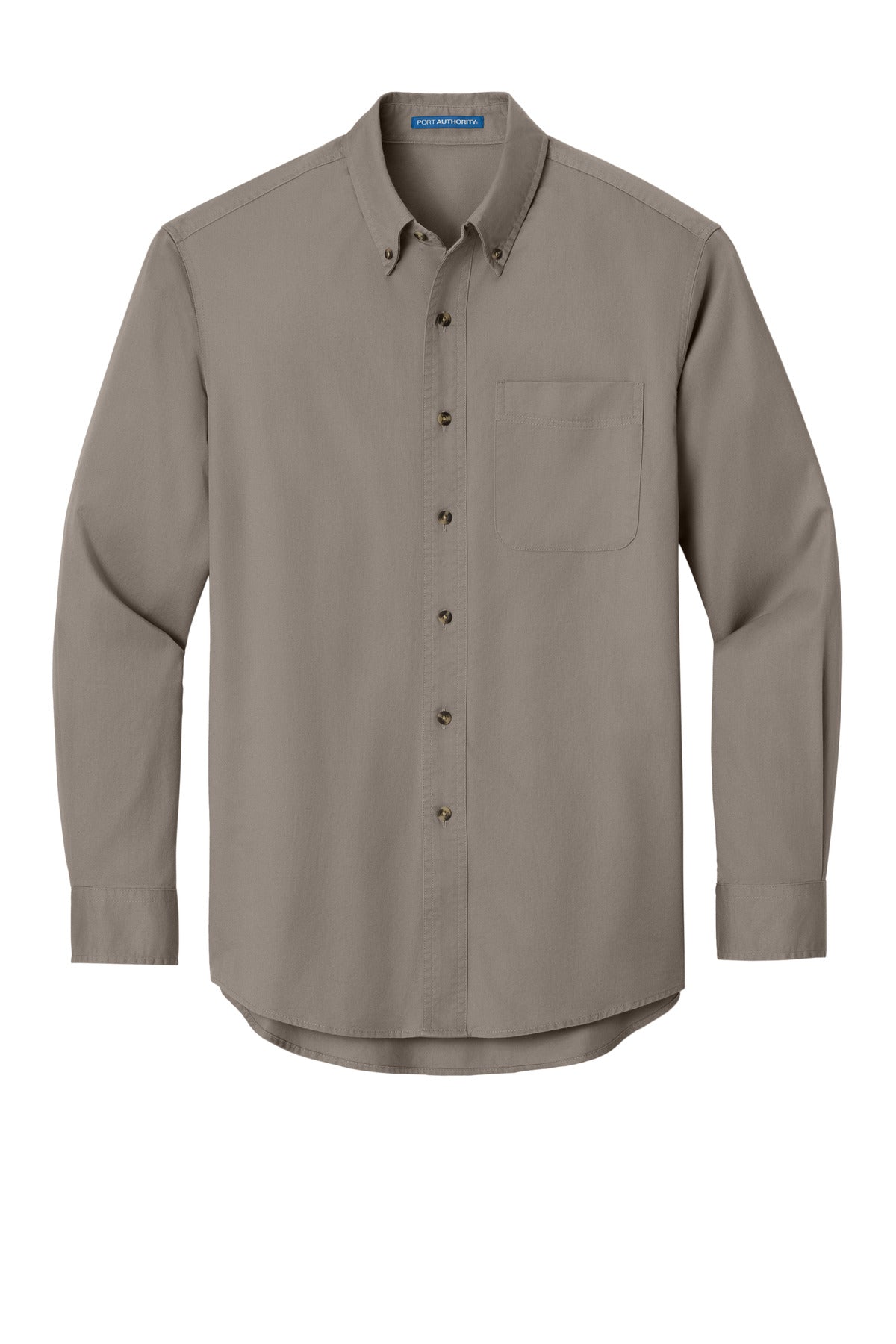 Port Authority Long Sleeve Twill Shirt - Khaki