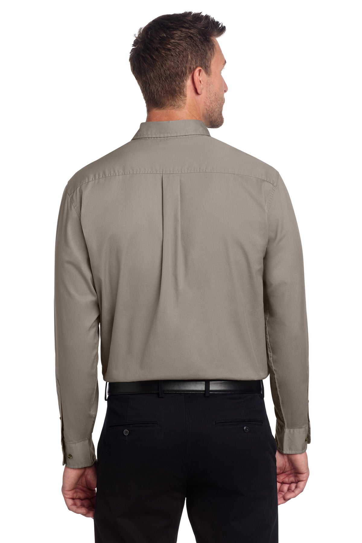 Port Authority Long Sleeve Twill Shirt - Khaki
