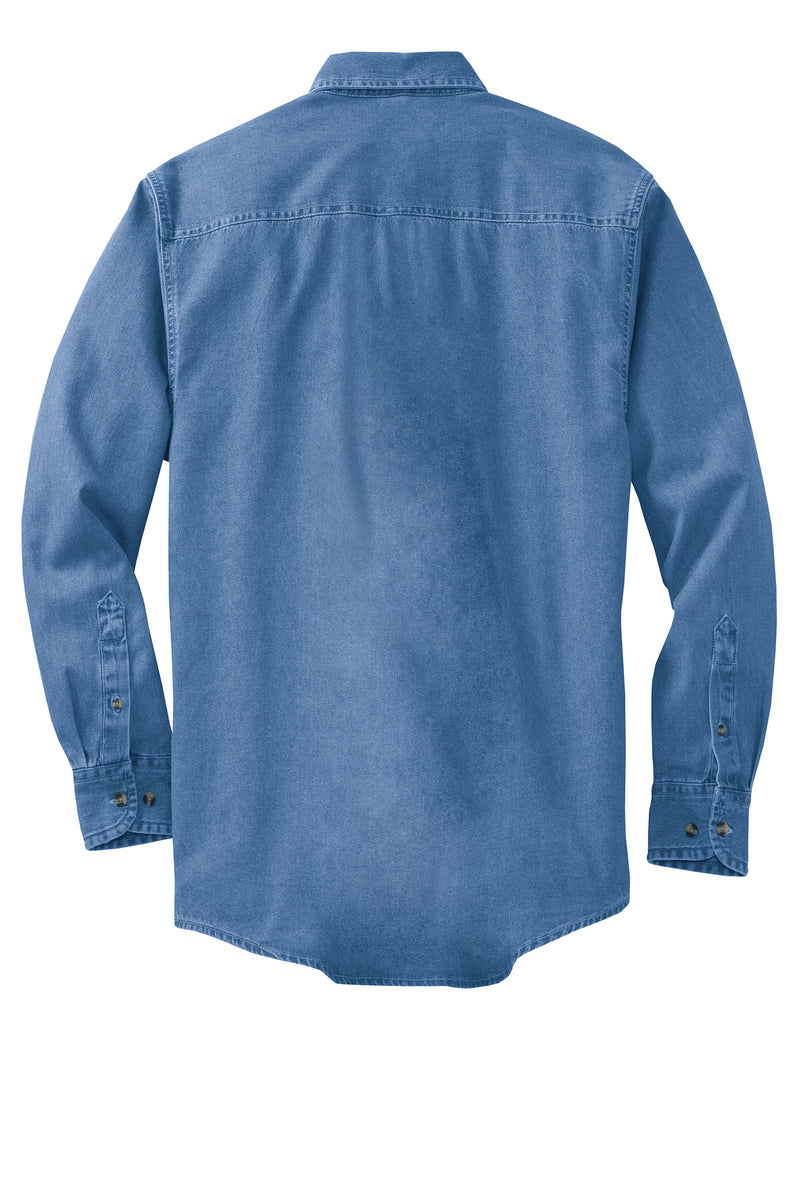 Port Authority Long Sleeve Denim Shirt - Faded Denim
