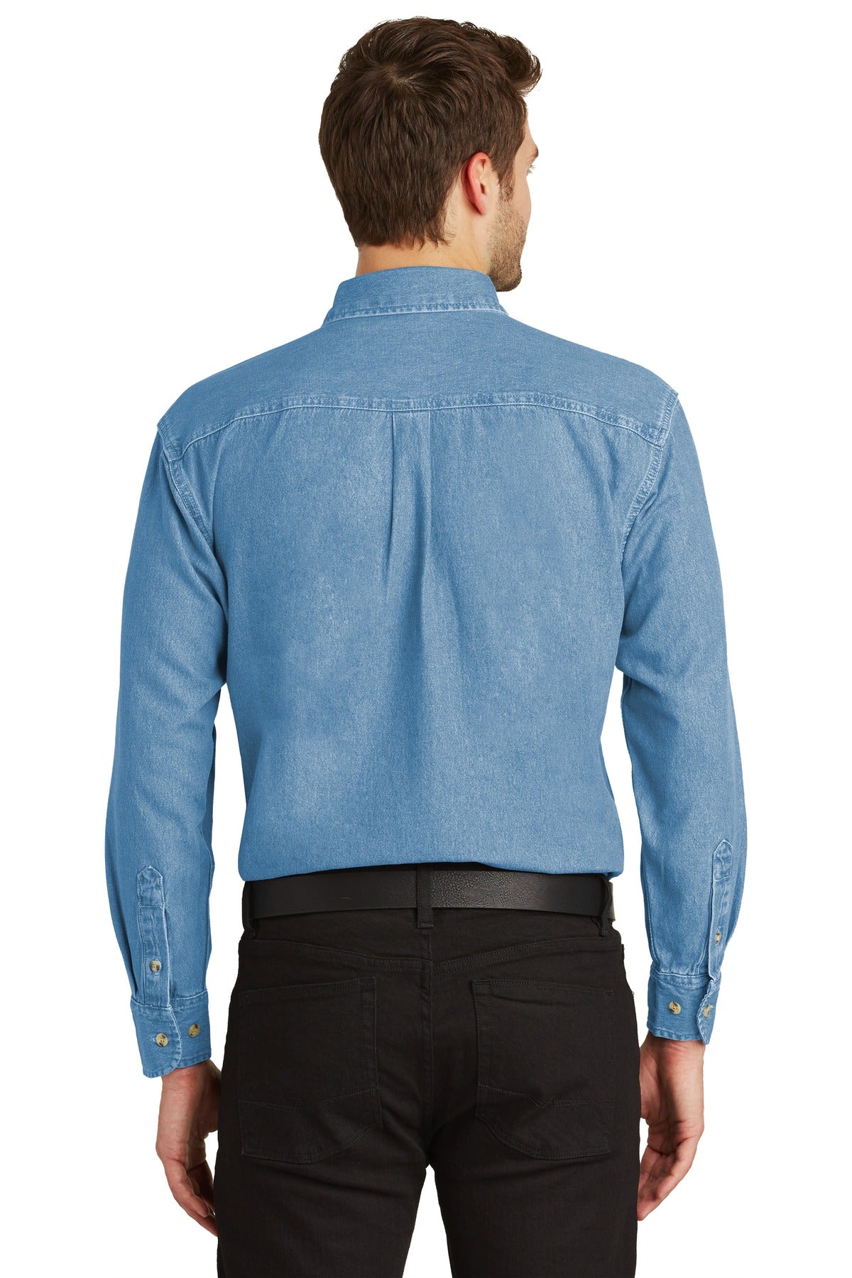 Port Authority Long Sleeve Denim Shirt - Faded Denim