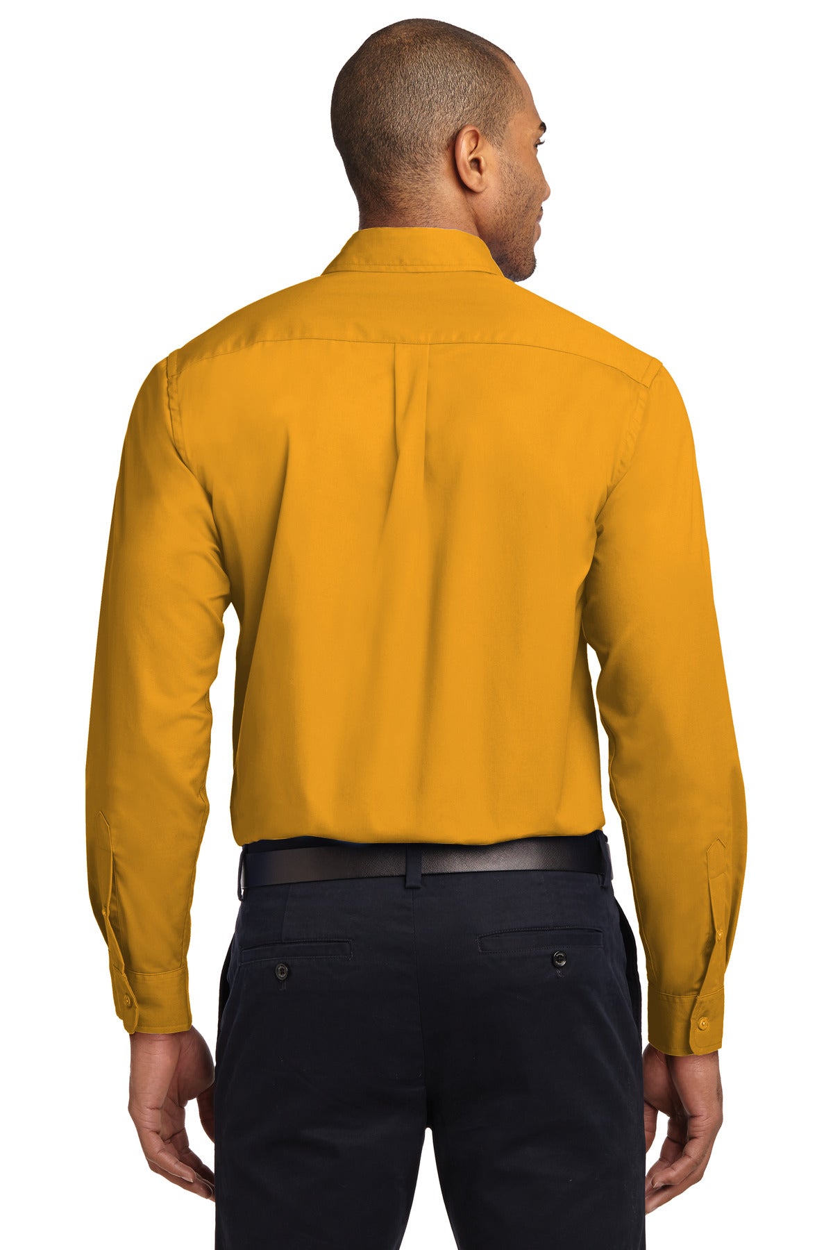Port Authority Extended Size Long Sleeve Easy Care Shirt - Athletic Gold/ Light Stone