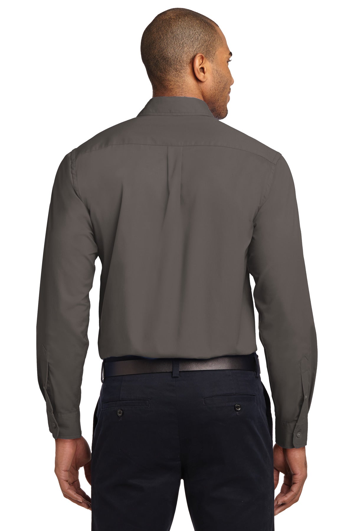 Port Authority Extended Size Long Sleeve Easy Care Shirt - Bark