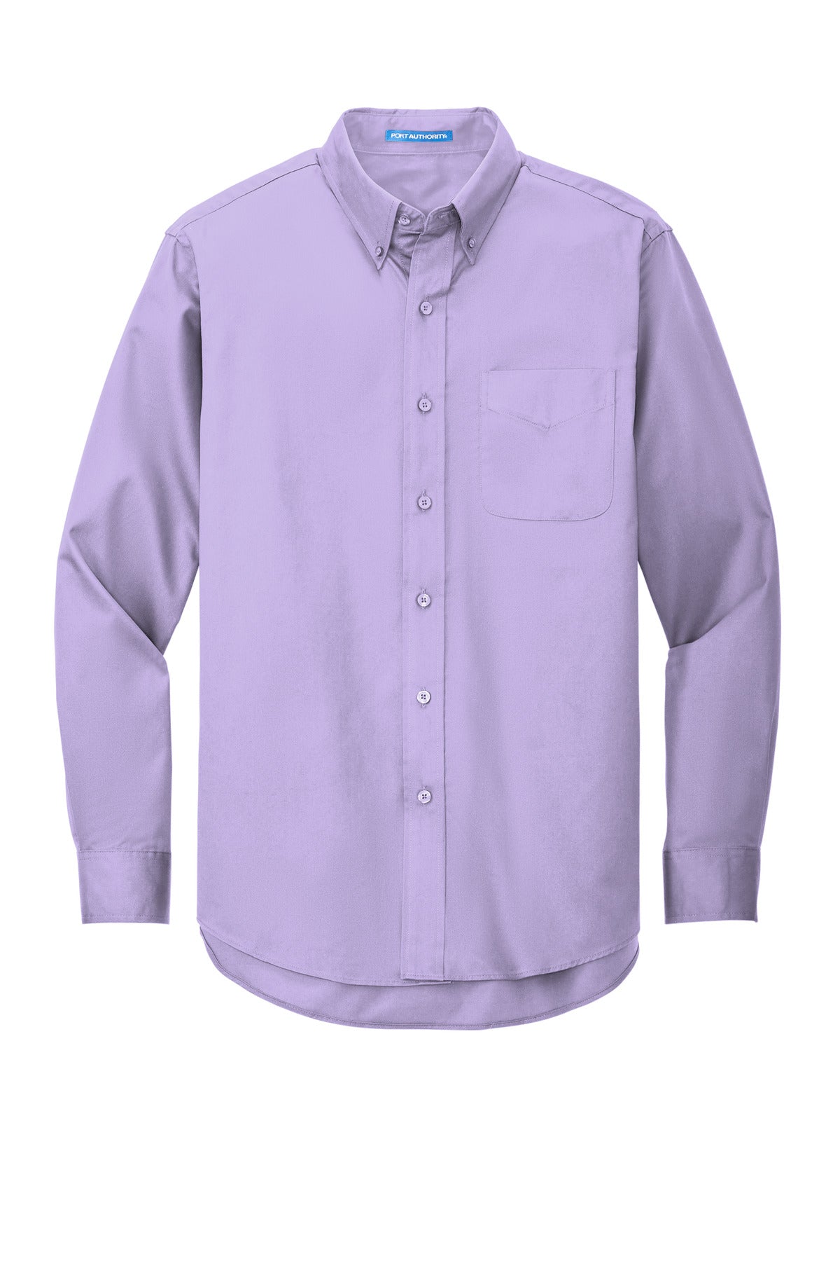 Port Authority Extended Size Long Sleeve Easy Care Shirt - Bright Lavender
