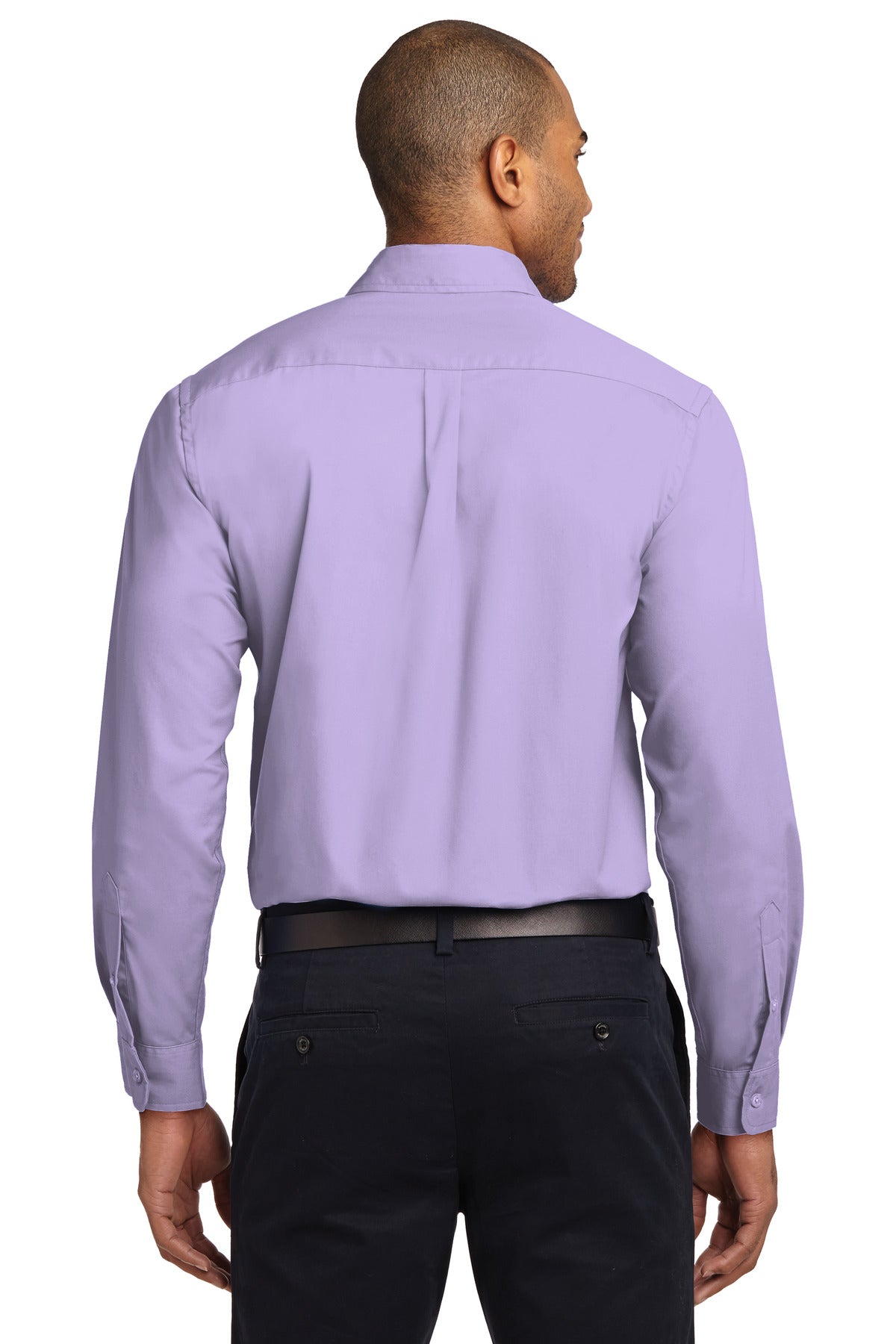 Port Authority Extended Size Long Sleeve Easy Care Shirt - Bright Lavender