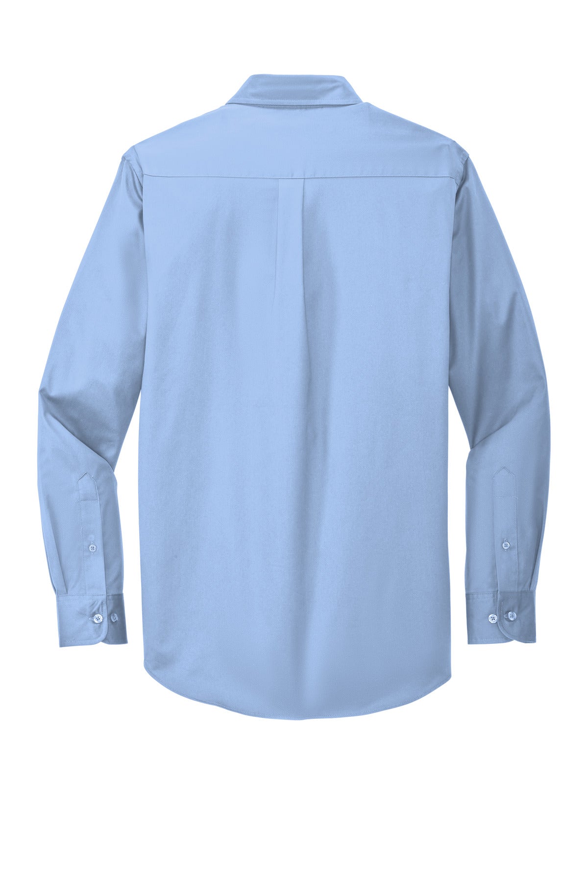 Port Authority Extended Size Long Sleeve Easy Care Shirt - Light Blue/ Light Stone