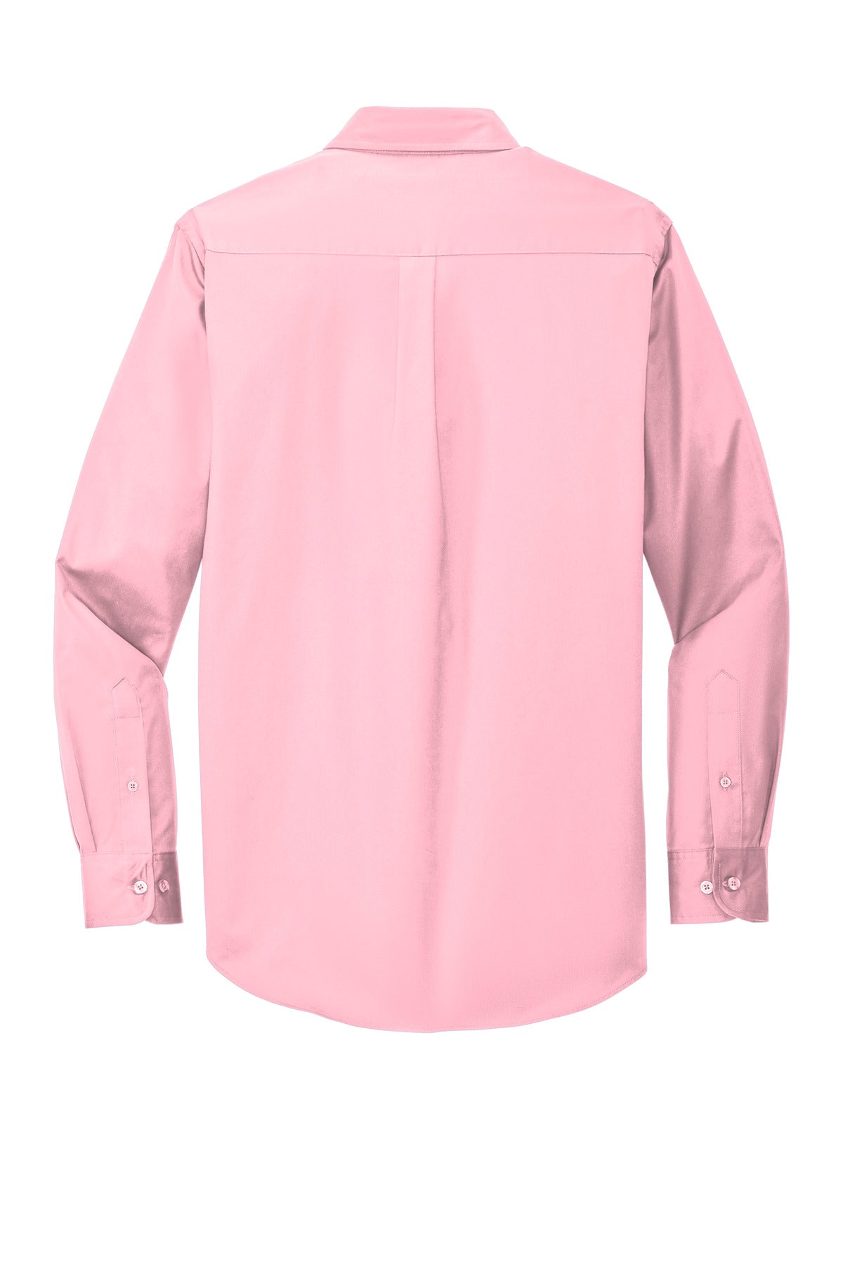 Port Authority Extended Size Long Sleeve Easy Care Shirt - Light Pink