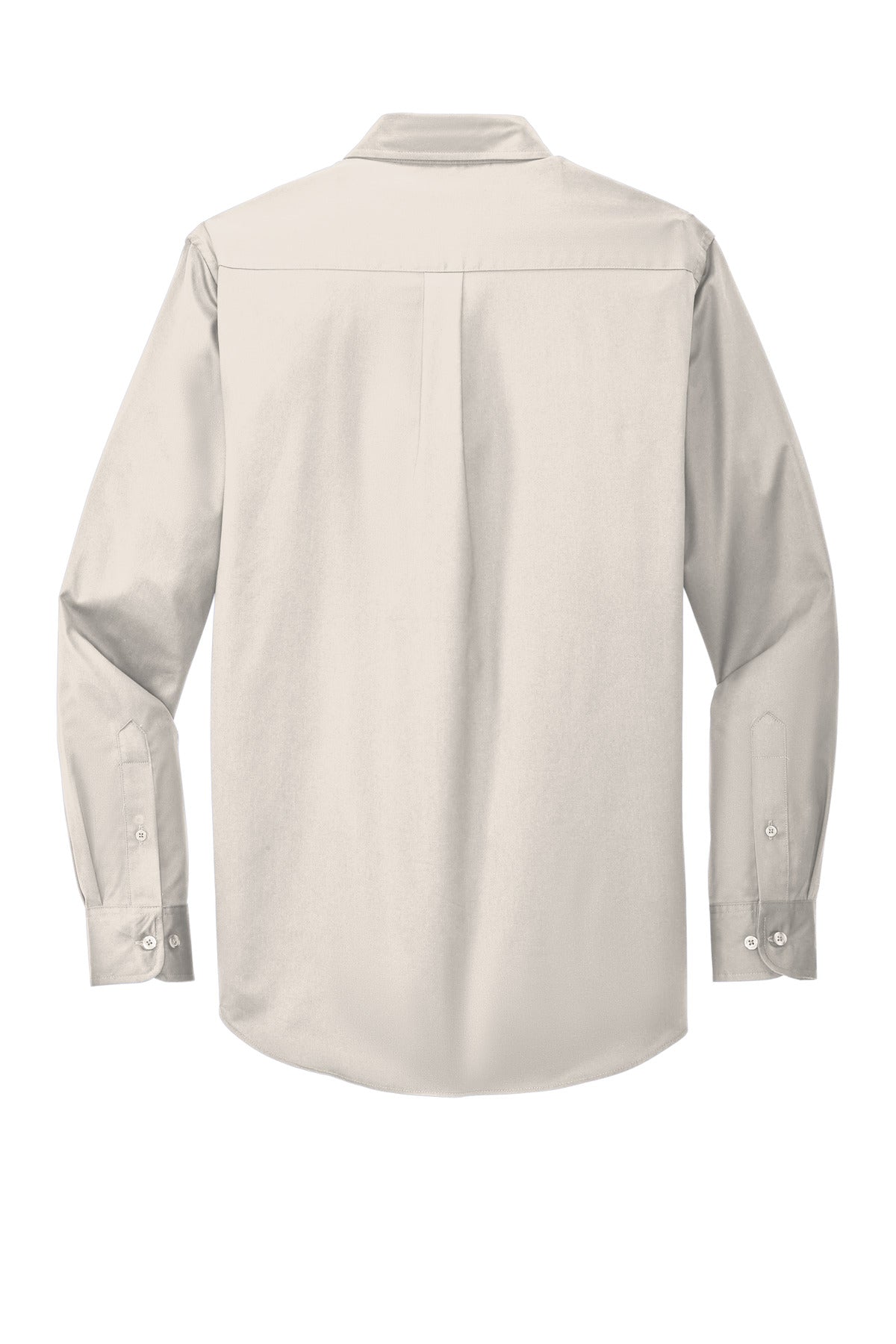 Port Authority Extended Size Long Sleeve Easy Care Shirt - Light Stone/ Classic Navy
