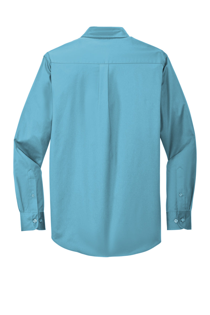 Port Authority Extended Size Long Sleeve Easy Care Shirt - Maui Blue