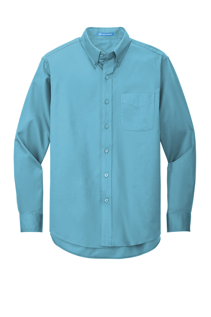 Port Authority Extended Size Long Sleeve Easy Care Shirt - Maui Blue