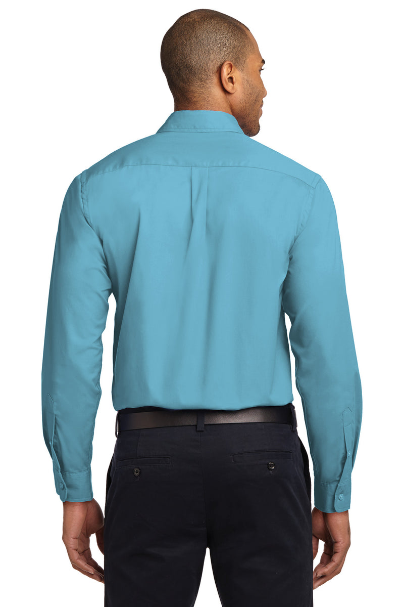 Port Authority Extended Size Long Sleeve Easy Care Shirt - Maui Blue