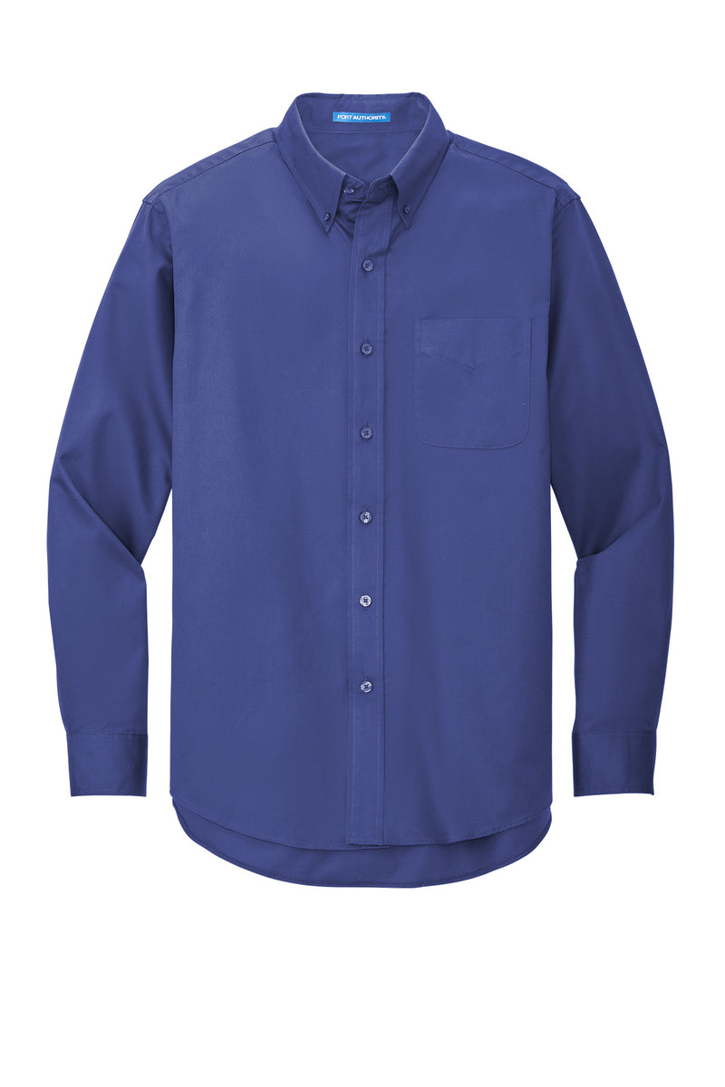 Port Authority Extended Size Long Sleeve Easy Care Shirt - Mediterranean Blue