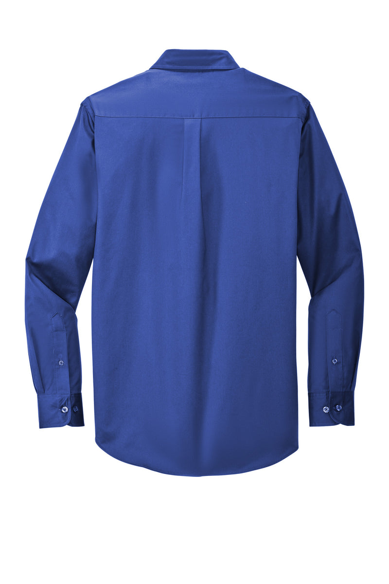 Port Authority Extended Size Long Sleeve Easy Care Shirt - Royal/ Classic Navy