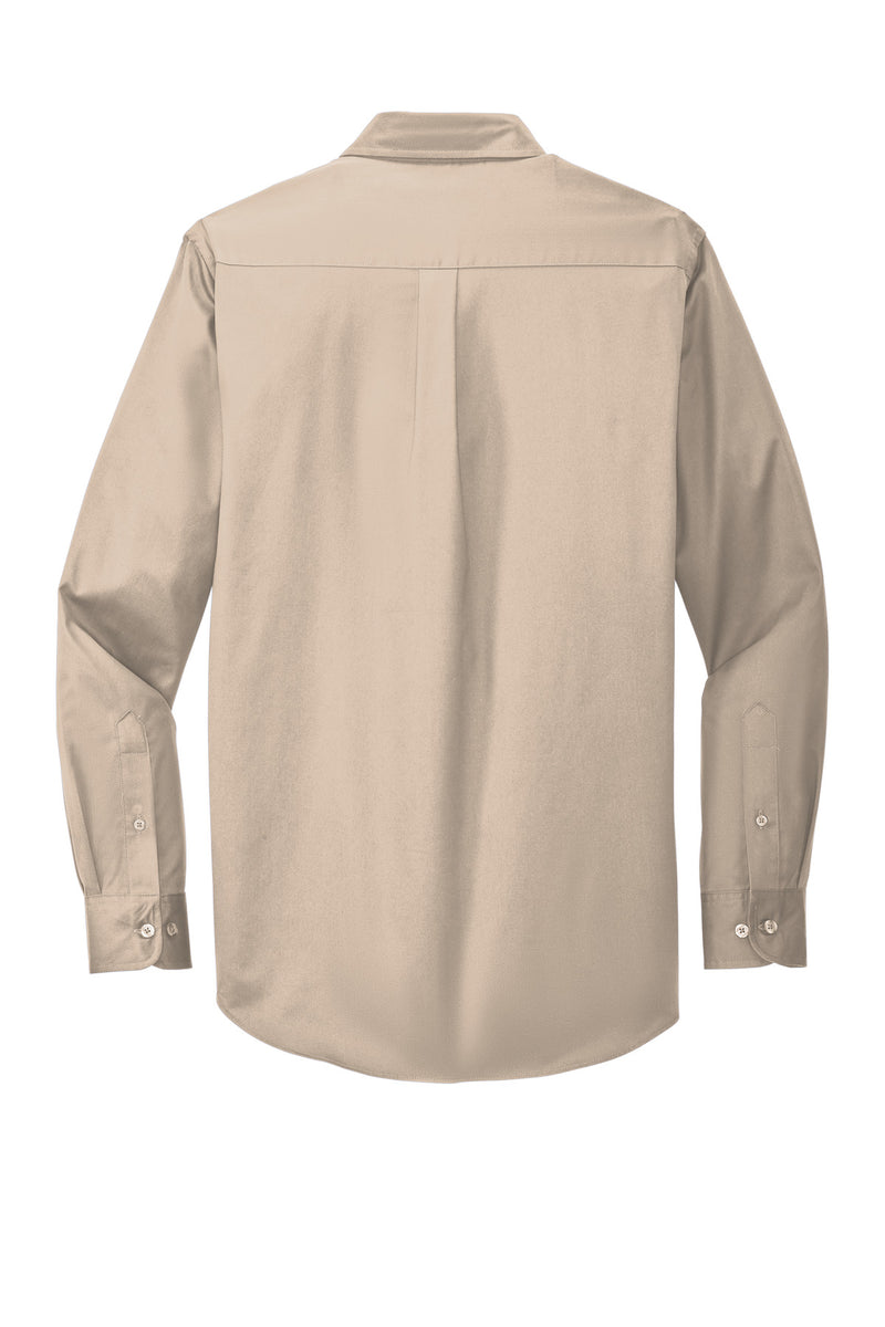 Port Authority Extended Size Long Sleeve Easy Care Shirt - Stone