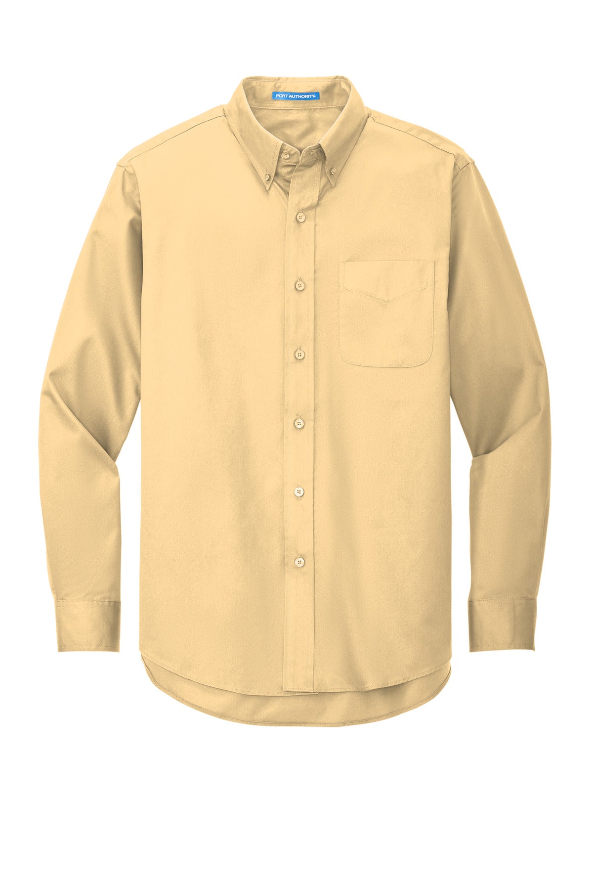 Port Authority Extended Size Long Sleeve Easy Care Shirt - Yellow