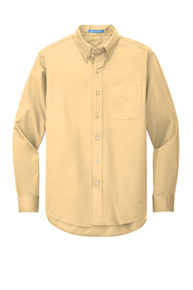 Port Authority Extended Size Long Sleeve Easy Care Shirt - Yellow