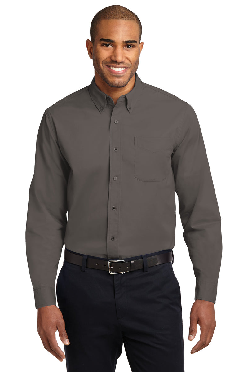 Port Authority Long Sleeve Easy Care Shirt - Bark