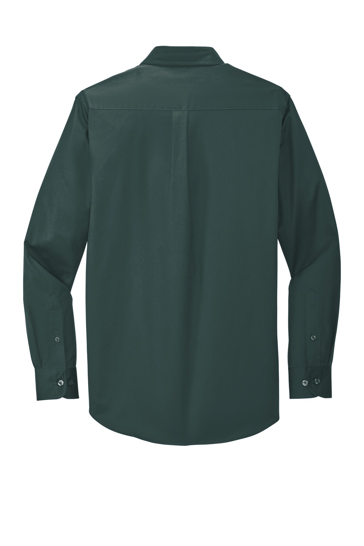 Port Authority Long Sleeve Easy Care Shirt - Dark Green/ Navy