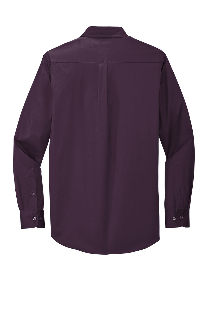 Port Authority Long Sleeve Easy Care Shirt - Eggplant