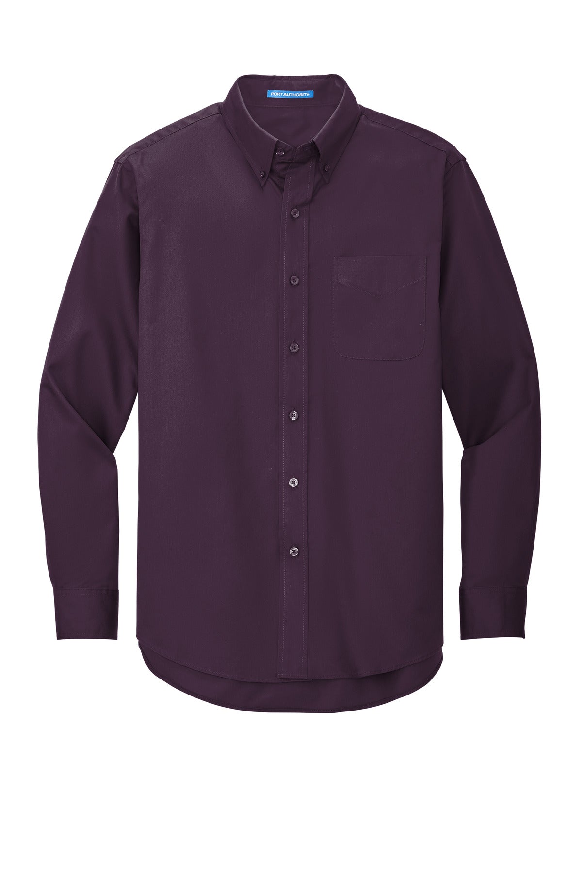 Port Authority Long Sleeve Easy Care Shirt - Eggplant