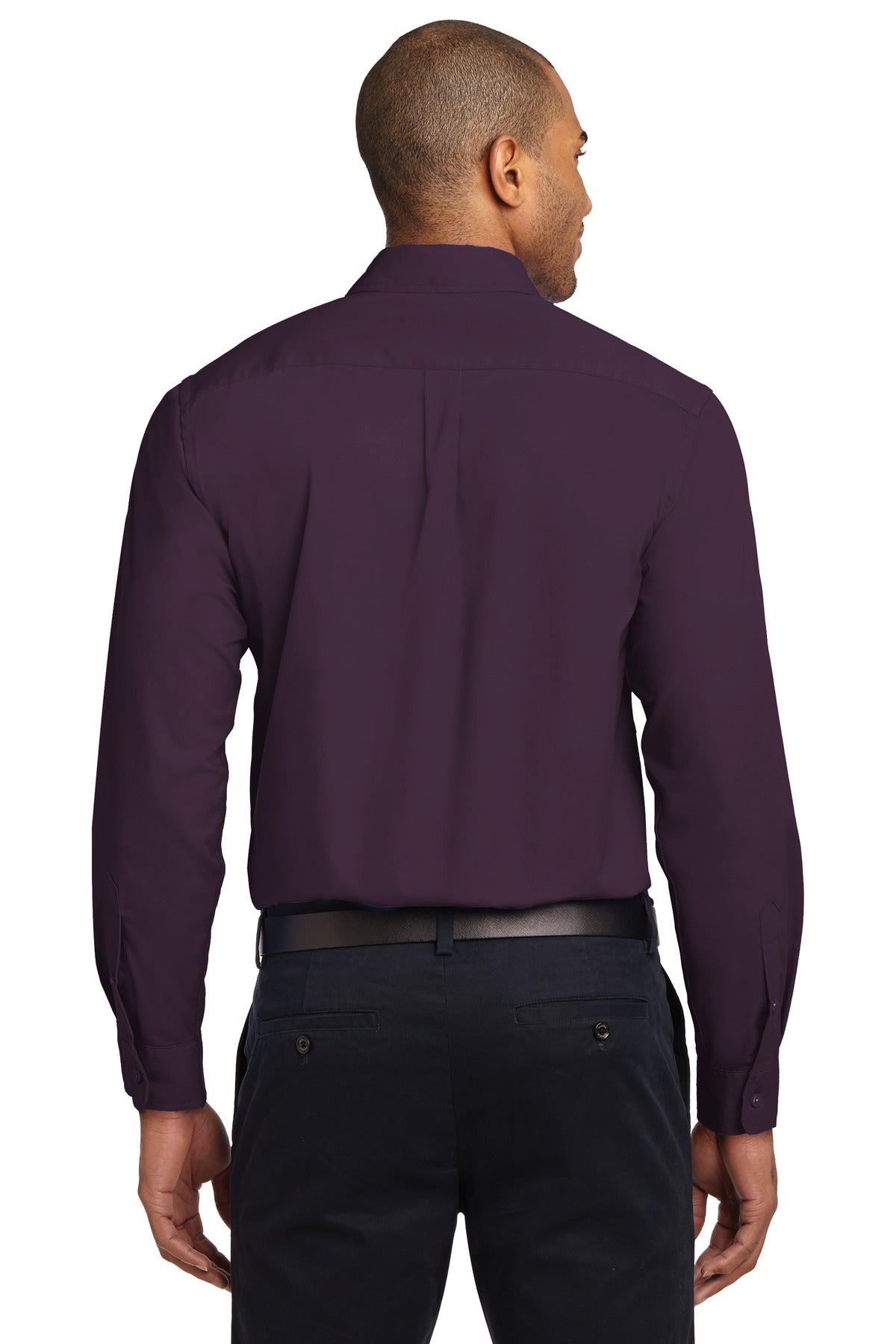Port Authority Long Sleeve Easy Care Shirt - Eggplant