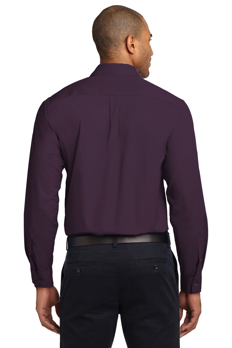 Port Authority Long Sleeve Easy Care Shirt - Eggplant