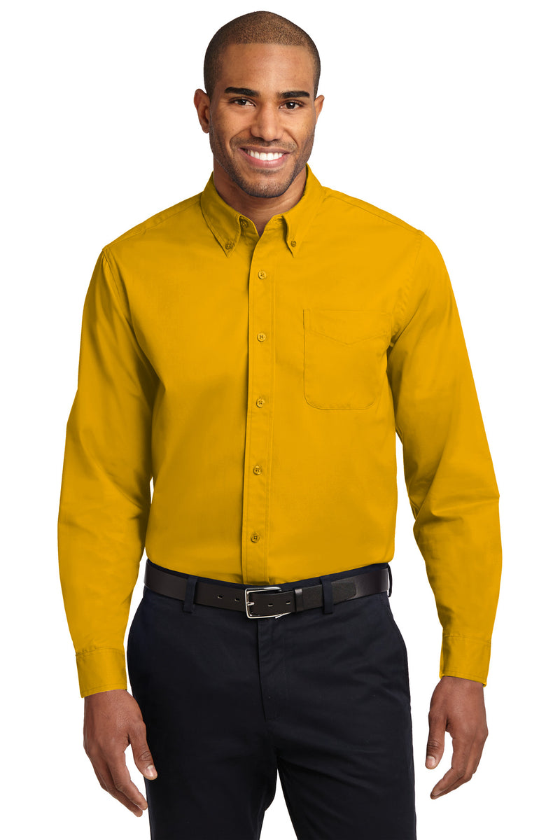 Port Authority Long Sleeve Easy Care Shirt - Gold