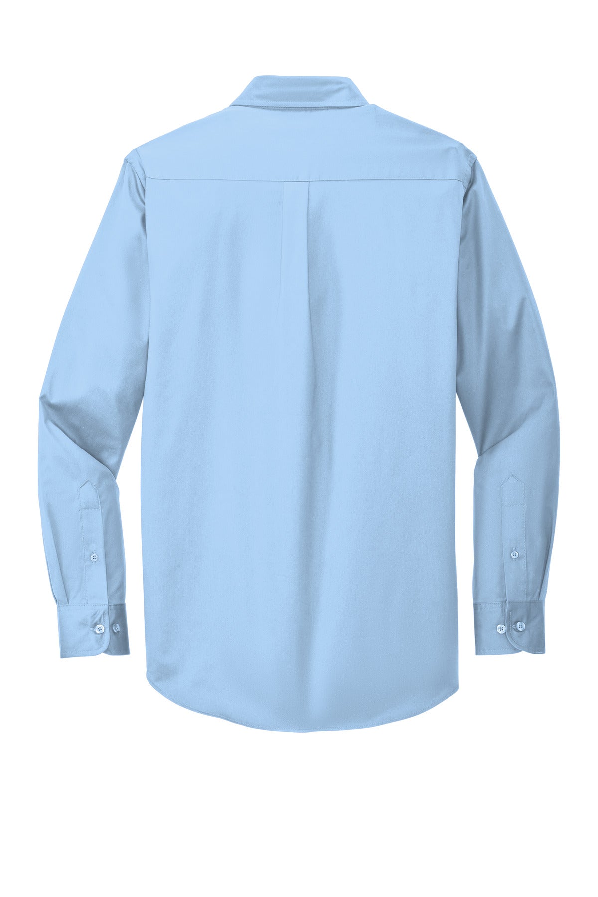 Port Authority Long Sleeve Easy Care Shirt - Light Blue/ Light Stone