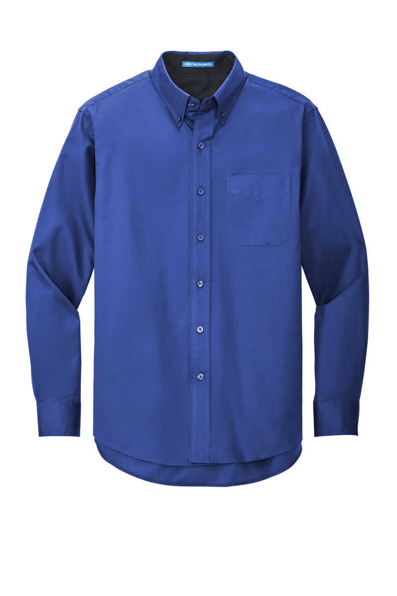 Port Authority Long Sleeve Easy Care Shirt - Royal/ Classic Navy