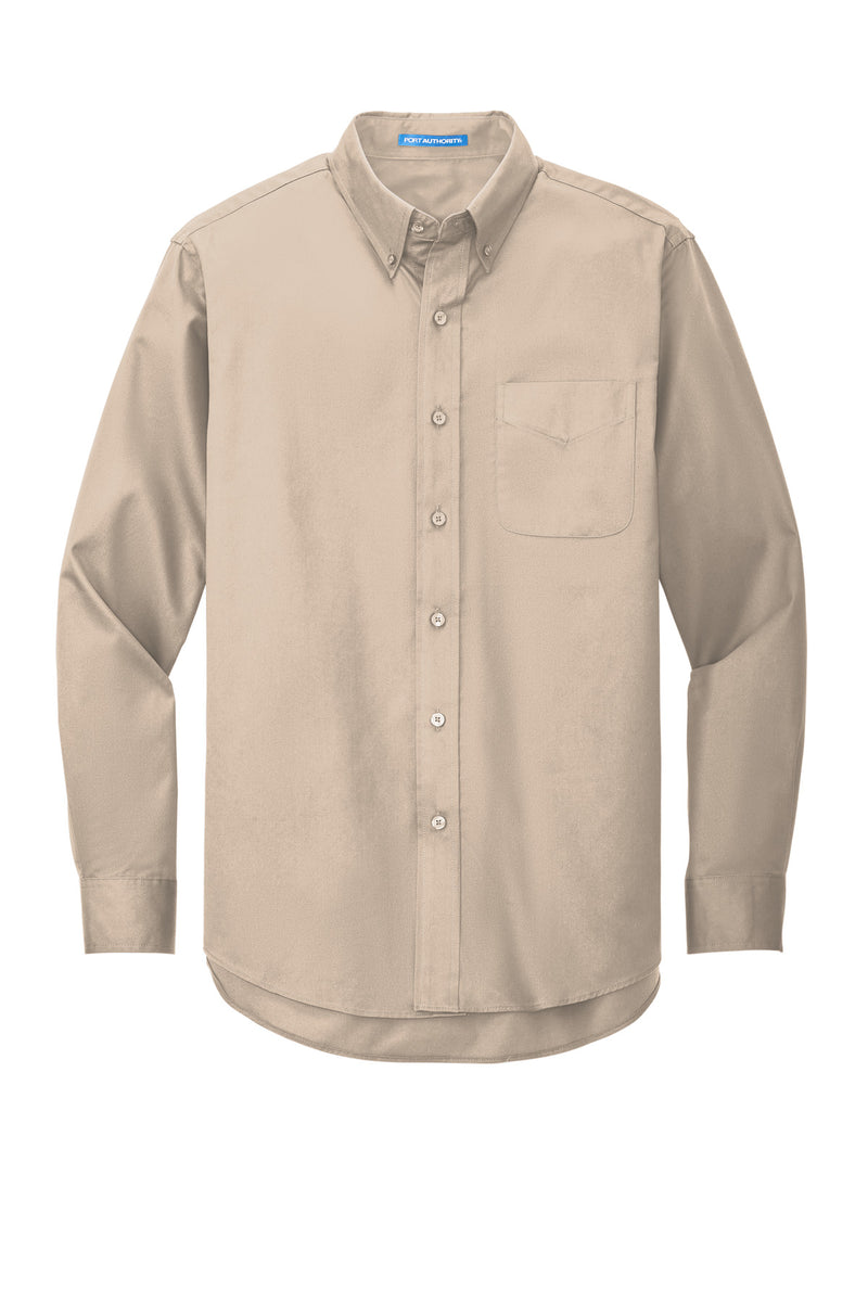 Port Authority Long Sleeve Easy Care Shirt - Stone