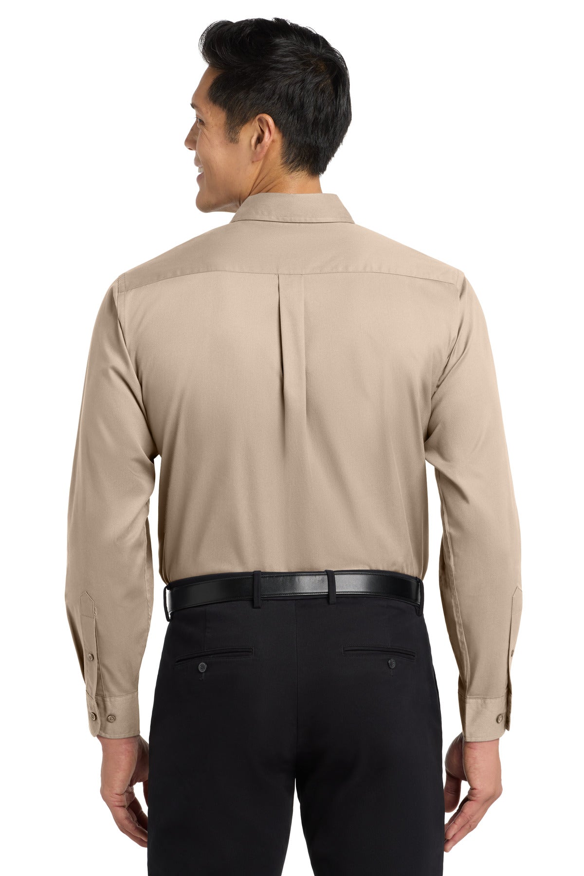 Port Authority Long Sleeve Easy Care Shirt - Stone