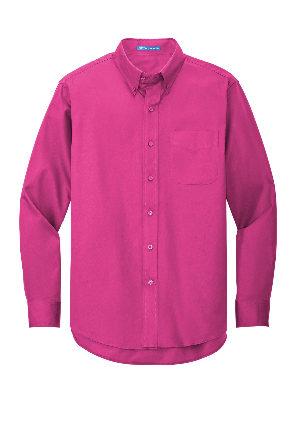 Port Authority Long Sleeve Easy Care Shirt - Tropical Pink