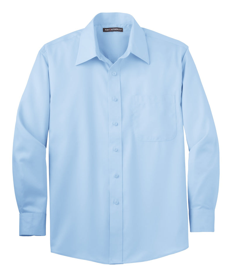 Port Authority Tall Non-Iron Twill Shirt - Sky Blue