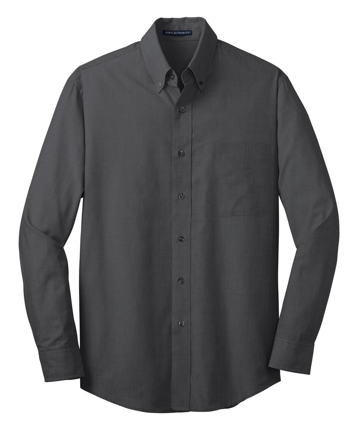Port Authority Crosshatch Easy Care Shirt - Soft Black