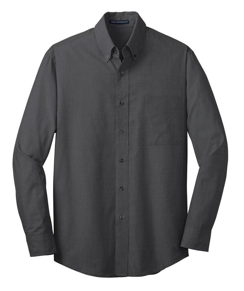 Port Authority Crosshatch Easy Care Shirt - Soft Black