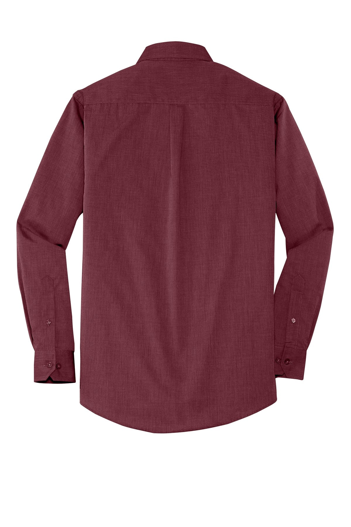 Port Authority Crosshatch Easy Care Shirt - Red Oxide