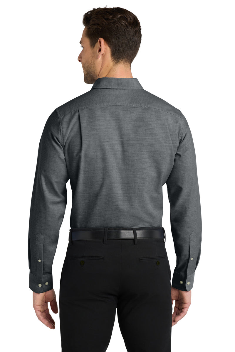 Port Authority   Untucked Fit SuperPro  Oxford - Black