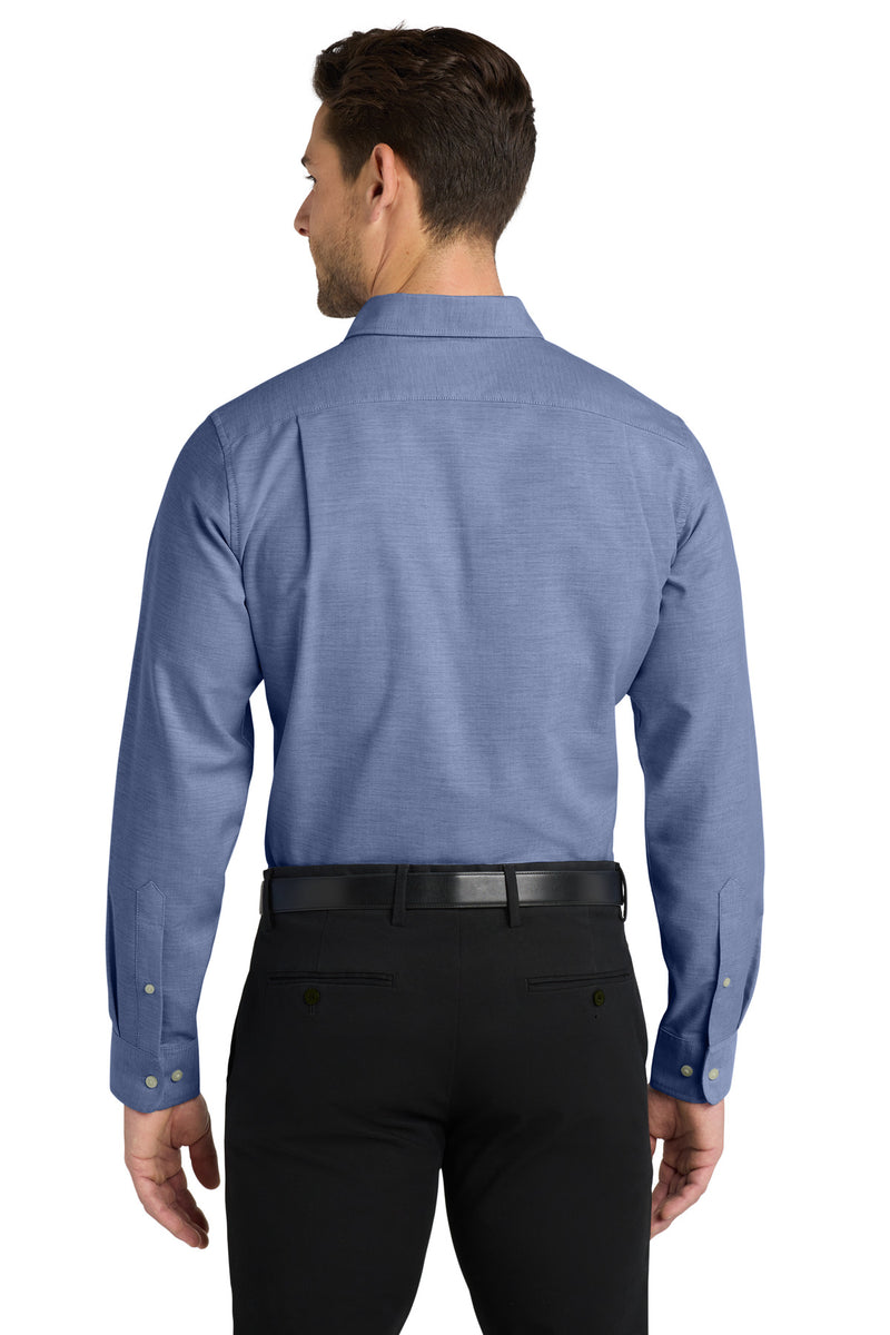 Port Authority   Untucked Fit SuperPro  Oxford - Navy