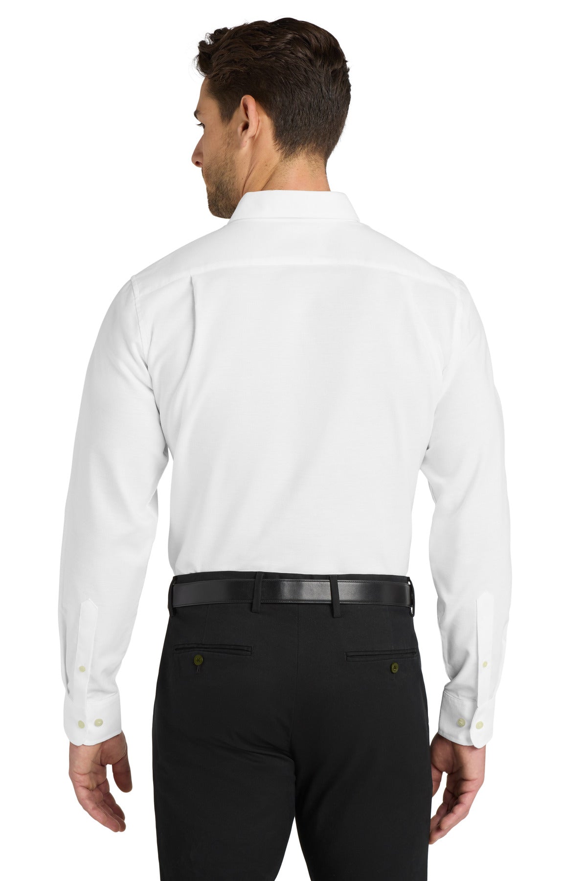 Port Authority   Untucked Fit SuperPro  Oxford - White