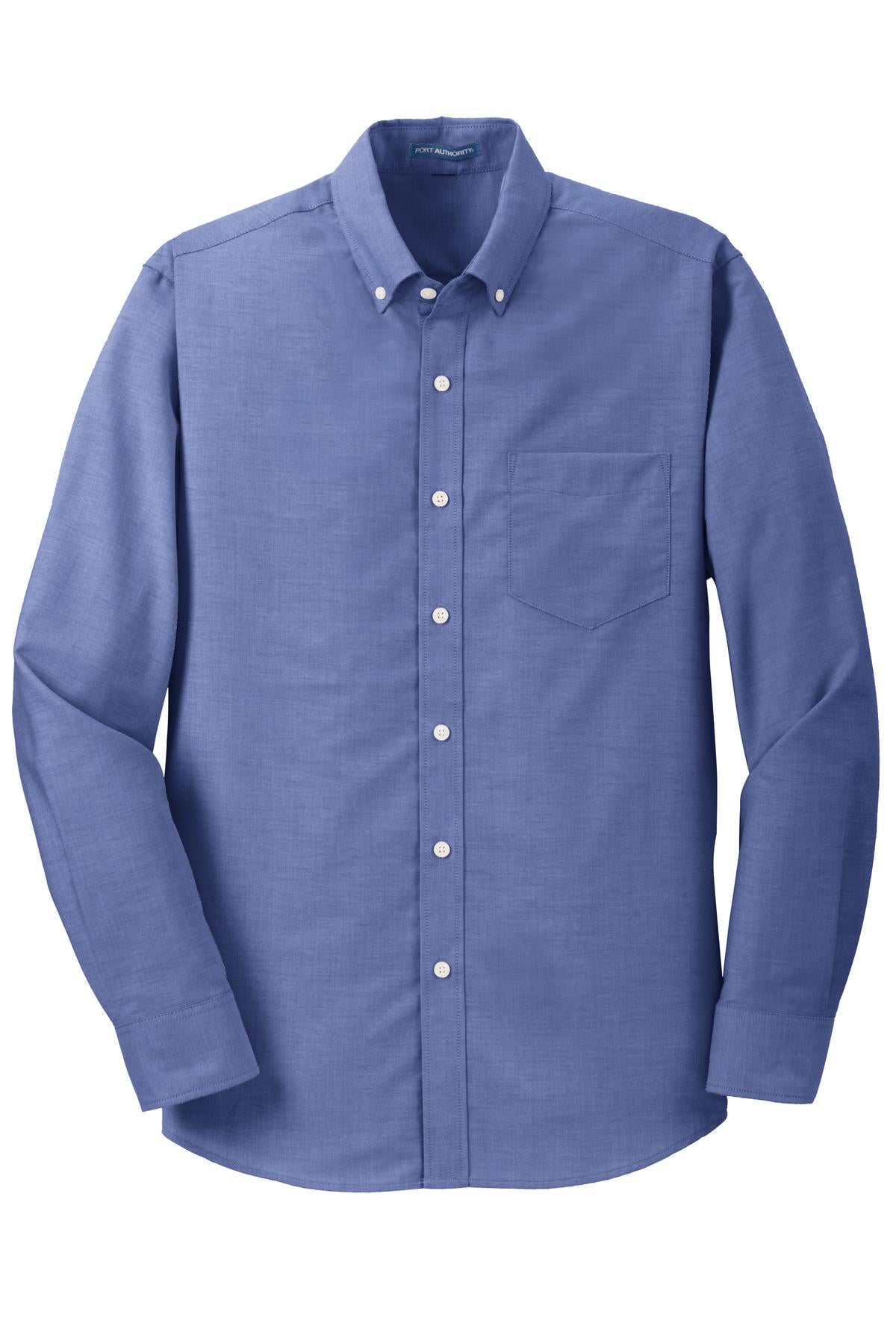 Port Authority SuperPro Oxford Shirt - Navy