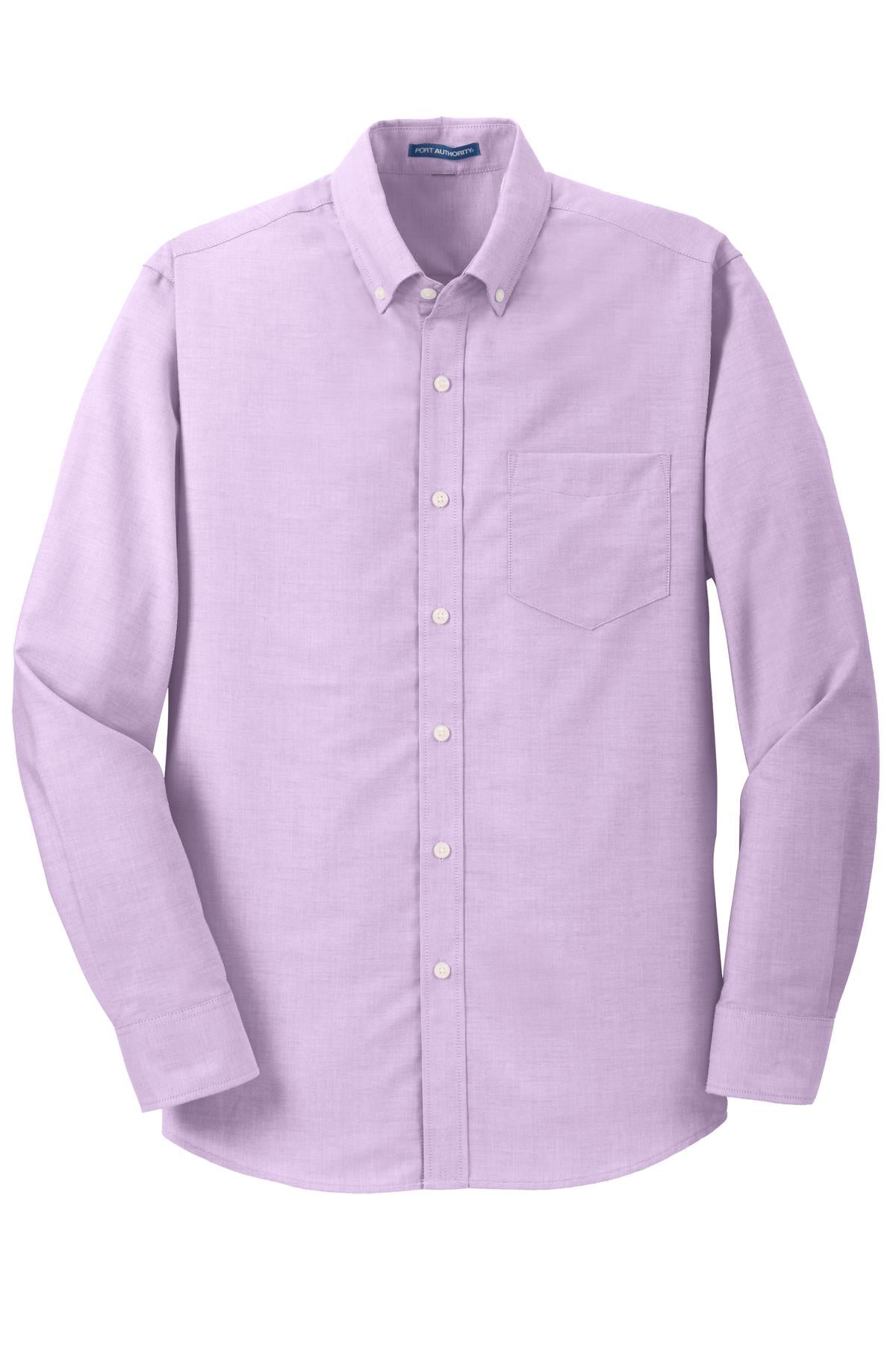 Port Authority SuperPro Oxford Shirt - Soft Purple