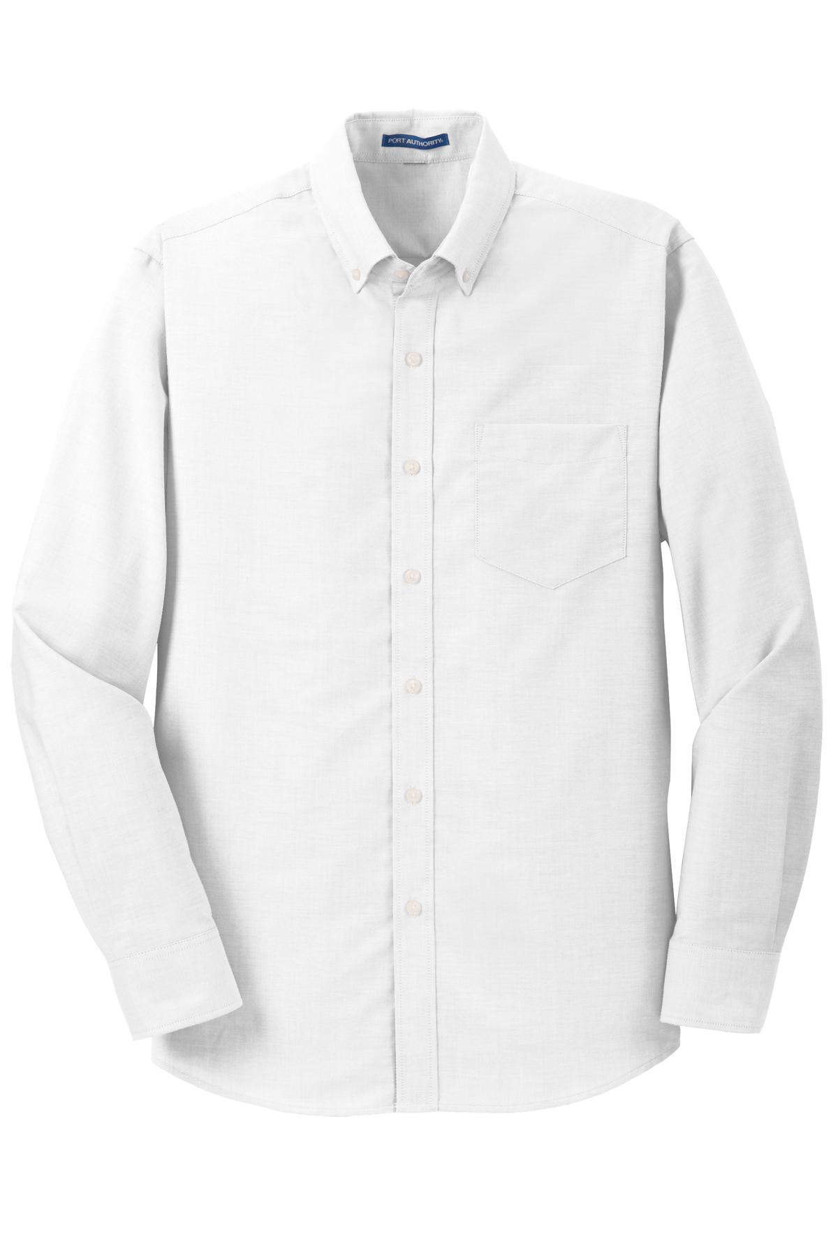 Port Authority SuperPro Oxford Shirt - White