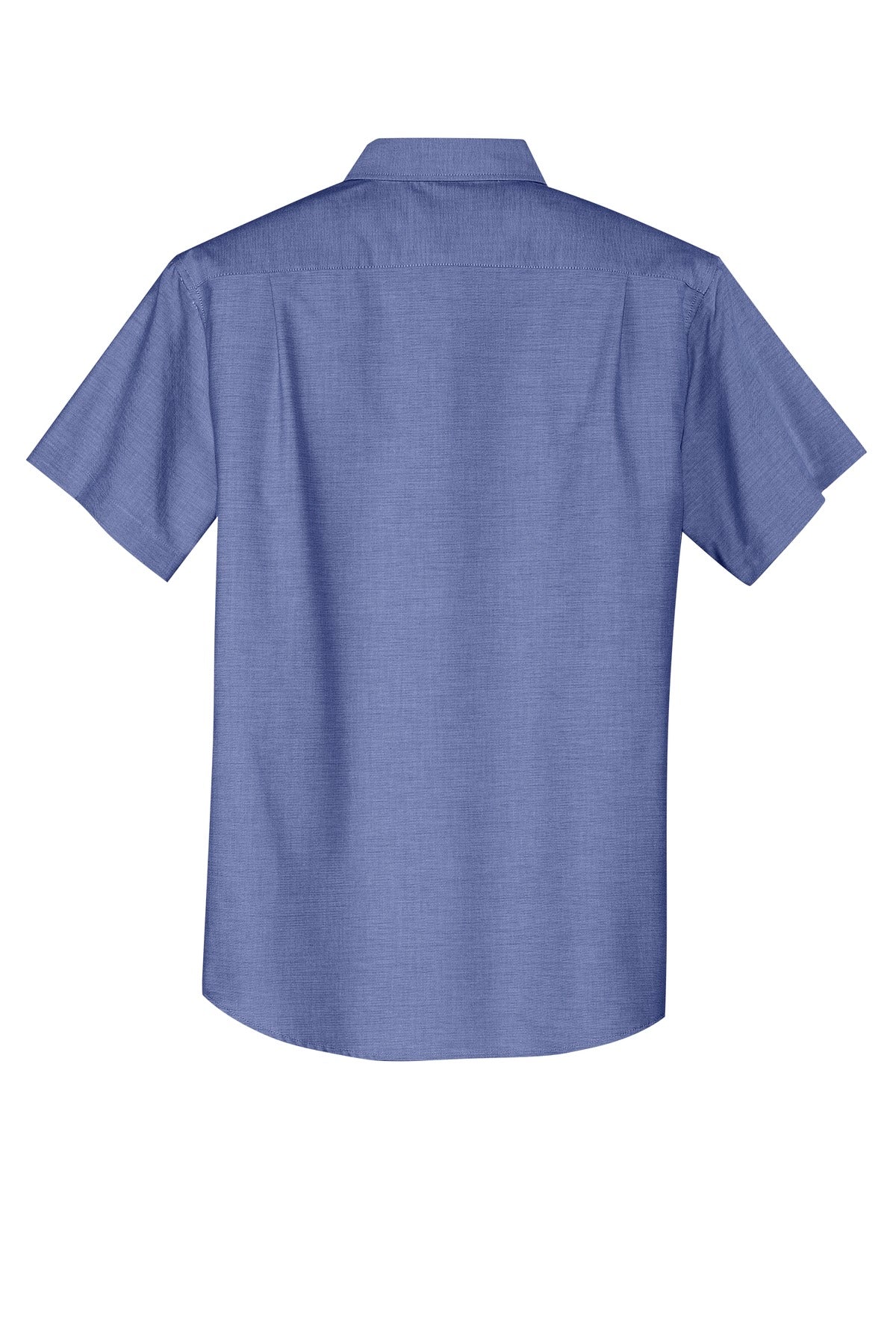 Port Authority Short Sleeve SuperPro Oxford Shirt - Navy