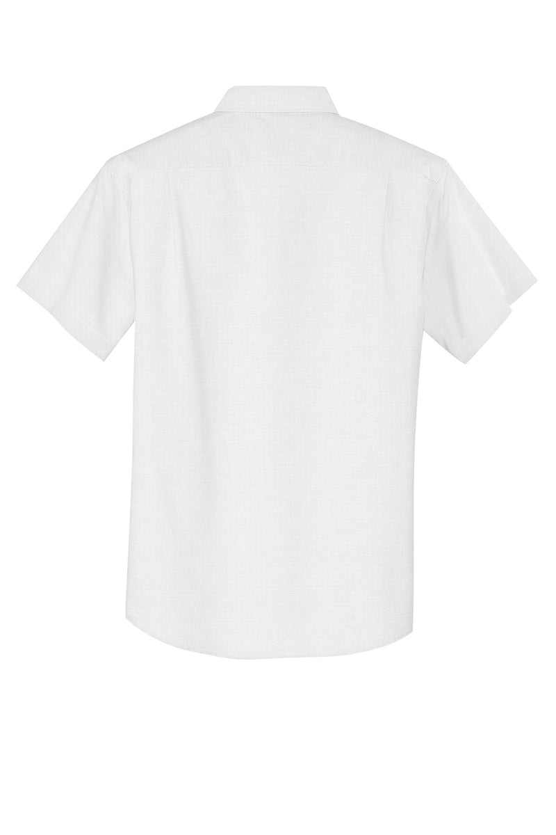 Port Authority Short Sleeve SuperPro Oxford Shirt - White