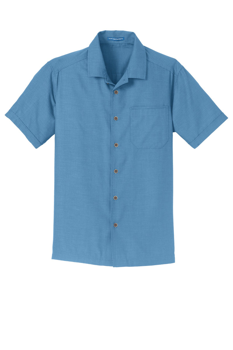 Port Authority Textured Camp Shirt - Celadon